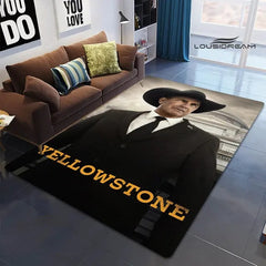 Yellowstone Cosplay Carpet Living Room Bedroom Sofa Rug Door Mat