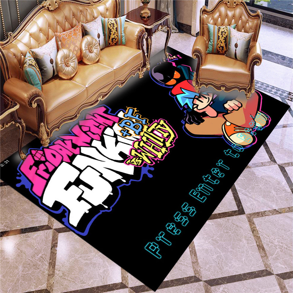 Friday Night Funkin Graphic Carpet Living Room Bedroom Sofa Rug Door Mat Kitchen Bathroom Mats for Kids