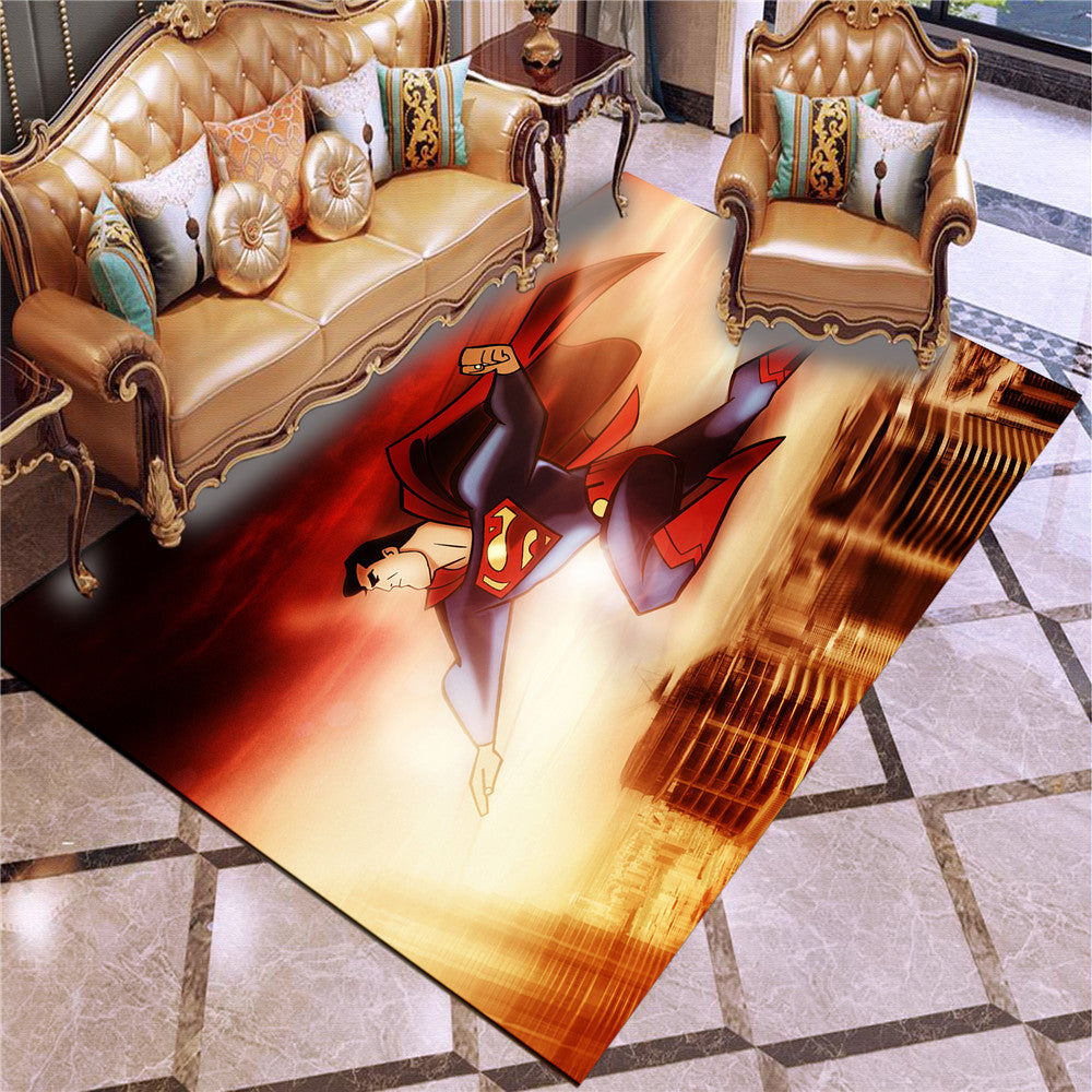 Super Hero Superman #1 Graphic Carpet Living Room Bedroom Sofa Rug Door Mat Kitchen Bathroom Mats for Kids
