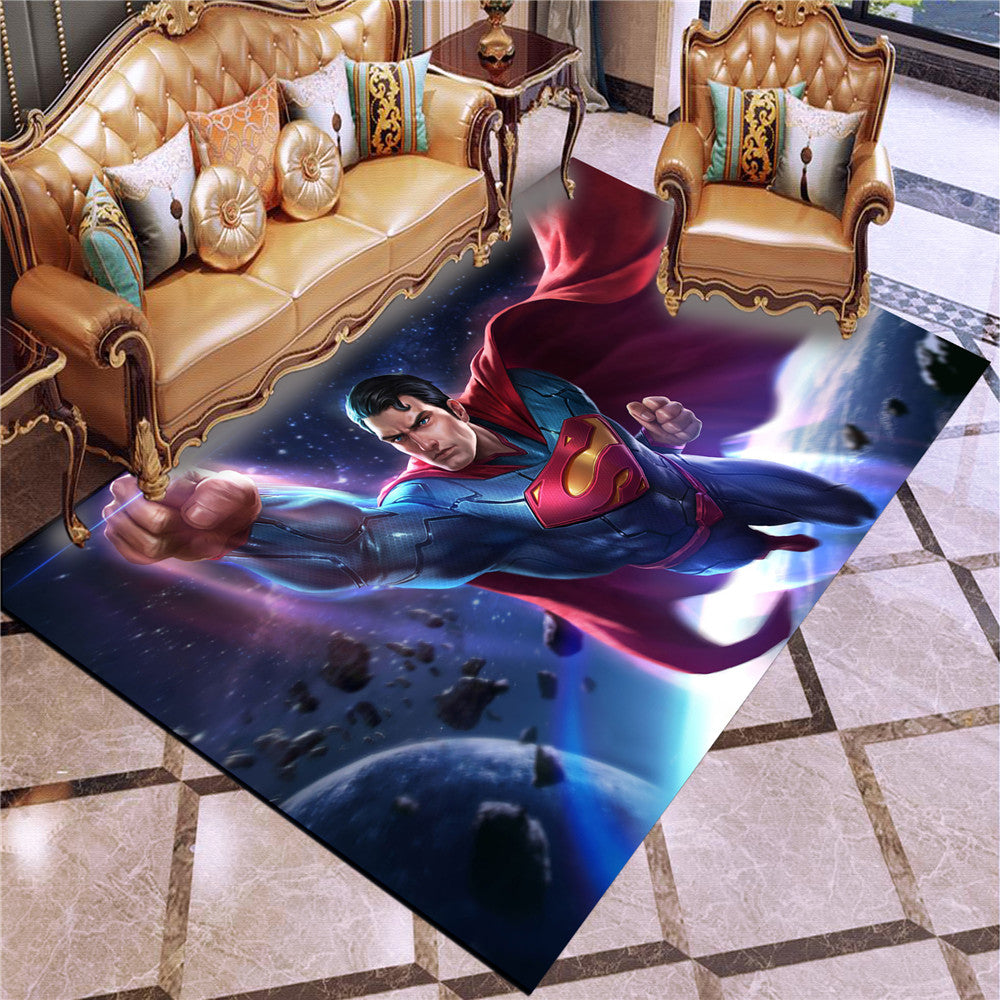 Super Hero Superman #1 Graphic Carpet Living Room Bedroom Sofa Rug Door Mat Kitchen Bathroom Mats for Kids