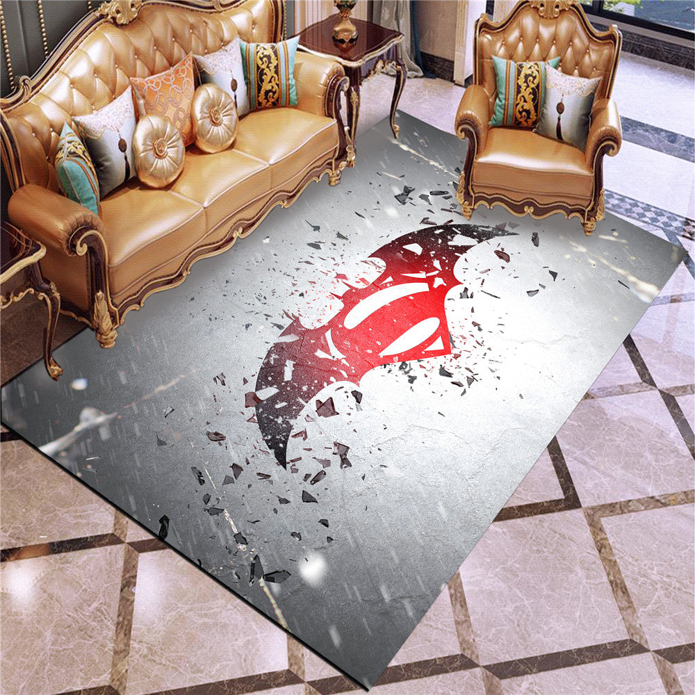 Super Hero Superman #1 Graphic Carpet Living Room Bedroom Sofa Rug Door Mat Kitchen Bathroom Mats for Kids