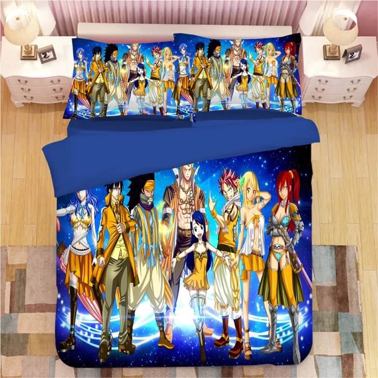 Fairy Tail #4 Duvet Cover Quilt Cover Pillowcase Bedding Set Bed Linen