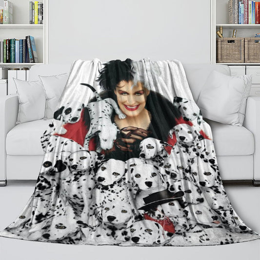 2024 NEW 101 Dalmatians Blanket Flannel Throw Room Decoration 1600
