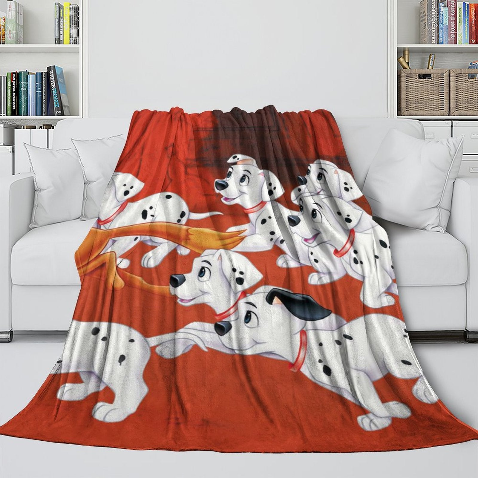 2024 NEW 101 Dalmatians Blanket Flannel Throw Room Decoration