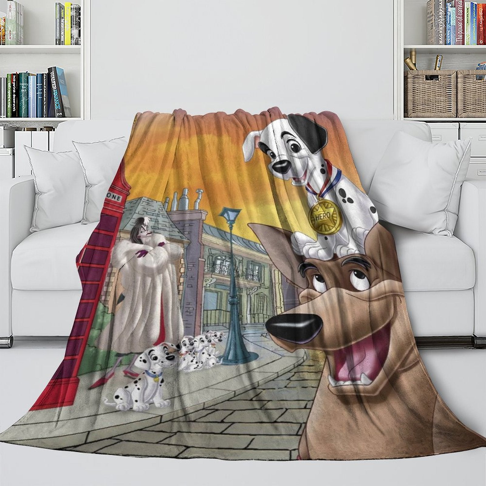 2024 NEW 101 Dalmatians Blanket Flannel Throw Room Decoration