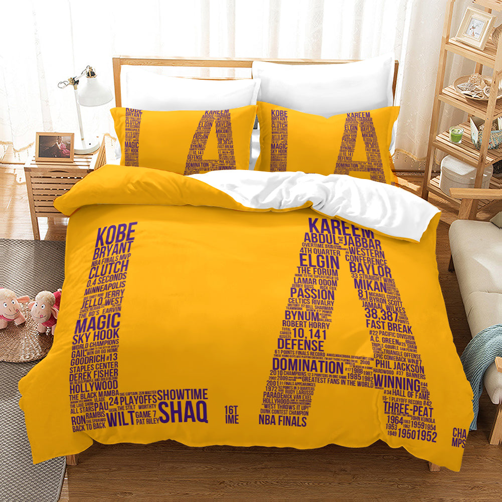 Basketball #10 Duvet Cover Quilt Cover Pillowcase Bedding Set Bed Linen Home Bedroom Decor