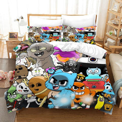 The Amazing World of Gumball #10 Duvet Cover Quilt Cover Pillowcase Bedding Set Bed Linen Home Bedroom Decor