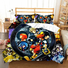 Load image into Gallery viewer, Kingdom Hearts #10 Duvet Cover Quilt Cover Pillowcase Bedding Set Bed Linen Home Bedroom Decor