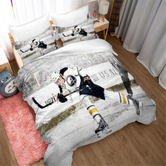 Ice Hockey #1 Duvet Cover Quilt Cover Pillowcase Bedding Set