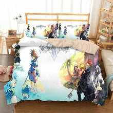 Load image into Gallery viewer, Kingdom Hearts #12 Duvet Cover Quilt Cover Pillowcase Bedding Set Bed Linen Home Bedroom Decor