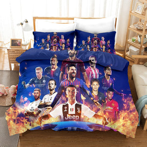 Football League #13 Duvet Cover Quilt Cover Pillowcase Bedding Set Bed Linen Home Bedroom Decor