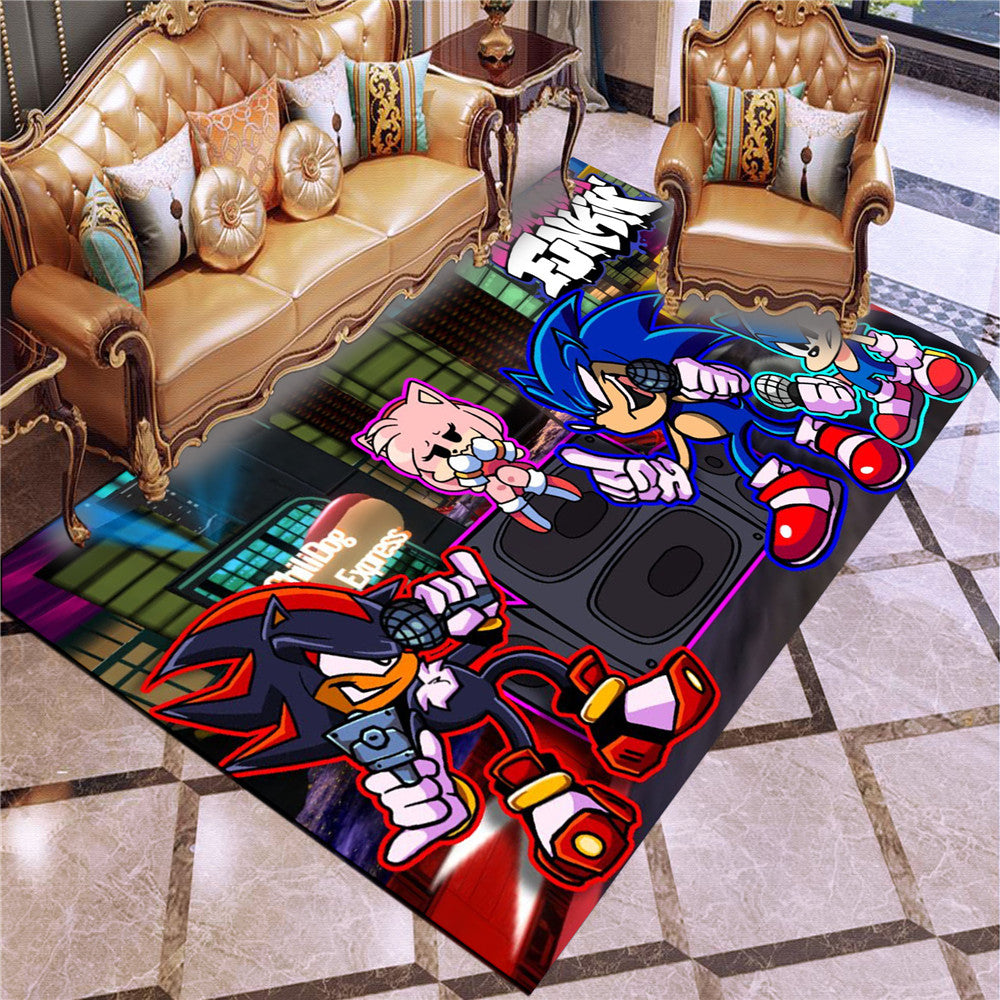 Friday Night Funkin Carpet Living Room Bedroom Sofa Rug Door Mat Kitchen Bathroom Mats for Kids