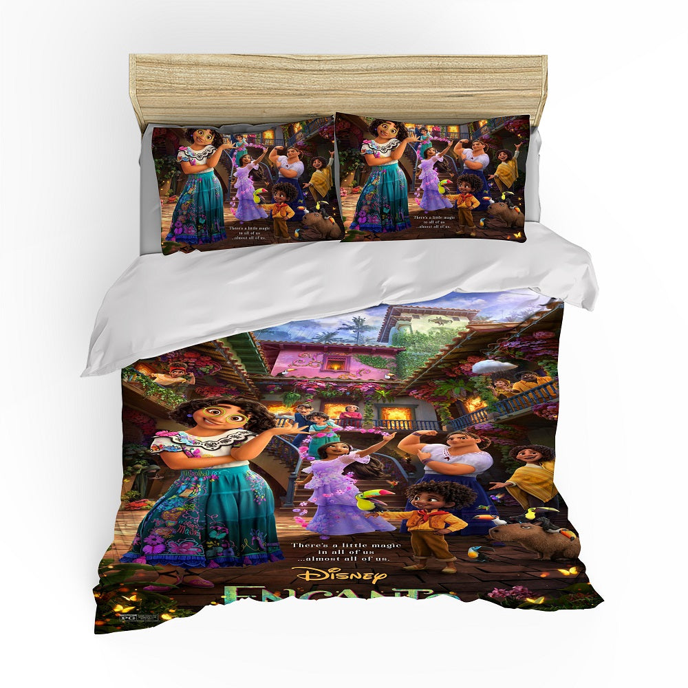 Encanto Mirabel #7 Duvet Cover Quilt Cover Pillowcase Bedding Set Bed Linen Home Decor