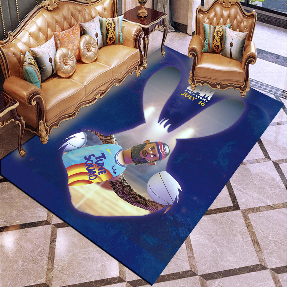 Space Jam A New Legacy Carpet Living Room Bedroom Sofa Rug Door Mat Bathroom Mats for Kids Adults
