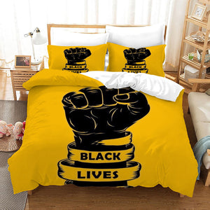 Black Lives Matter #15 Duvet Cover Quilt Cover Pillowcase Bedding Set Bed Linen Home Bedroom Decor
