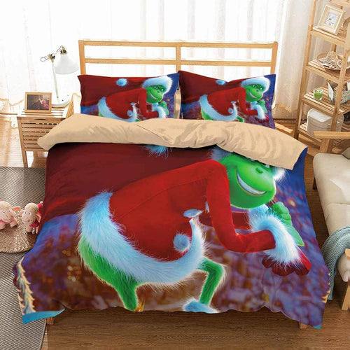 How the Grinch Stole Christmas #3 Duvet Cover Quilt Cover Pillowcase Bedding Set Bed Linen