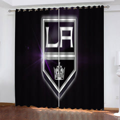 Los Angeles Kings Hockey League Blackout Curtain for Living Room Bedroom Window Treatment