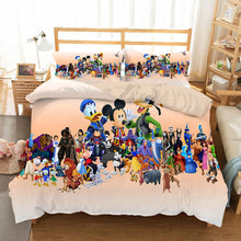Load image into Gallery viewer, Kingdom Hearts #18 Duvet Cover Quilt Cover Pillowcase Bedding Set Bed Linen Home Bedroom Decor