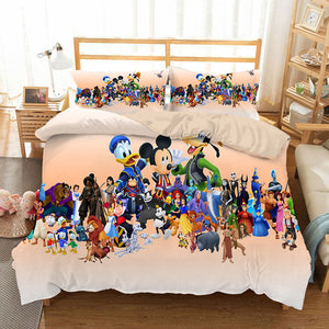 Kingdom Hearts #18 Duvet Cover Quilt Cover Pillowcase Bedding Set Bed Linen Home Bedroom Decor