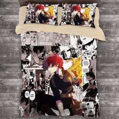 Comic My Hero Academia Todoroki Shoto #1 Duvet Cover Quilt Cover Pillowcase Bedding Set Bed Linen Home Decor