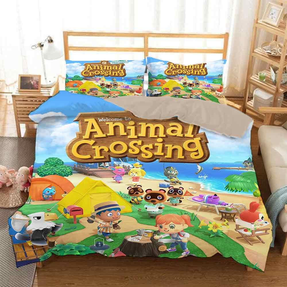 Animal Crossing Tom Nook #1 Duvet Cover Quilt Cover Pillowcase Bedding Set Bed Linen Home Decor