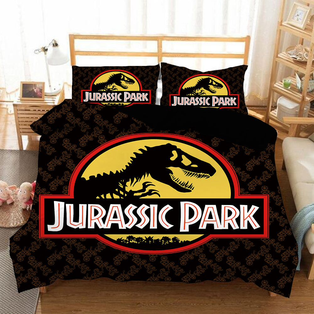 Jurassic World #2 Duvet Cover Quilt Cover Pillowcase Bedding Set Bed Linen Home Bedroom Decor