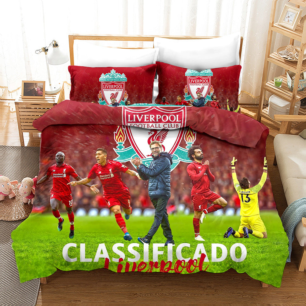 Football League #1 Duvet Cover Quilt Cover Pillowcase Bedding Set Bed Linen Home Bedroom Decor