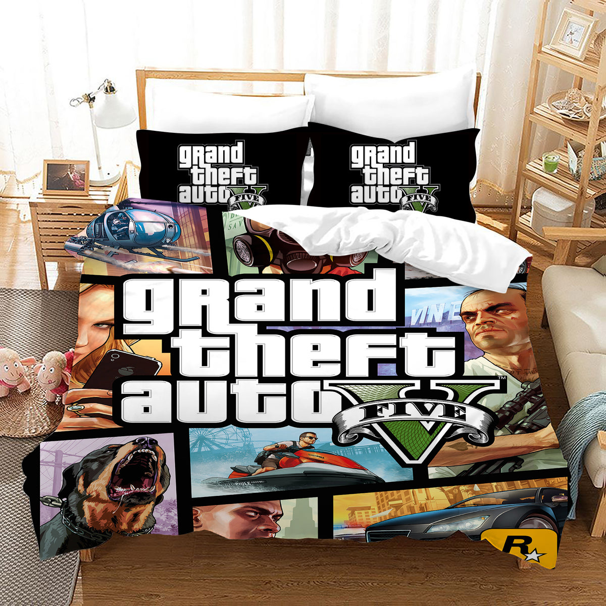 Grand Theft Auto #1 Duvet Cover Quilt Cover Pillowcase Bedding Set Bed Linen Home Decor