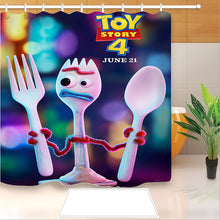 Load image into Gallery viewer, Toy Story Buzz Lightyear Woody Forky #21 Shower Curtain Waterproof Bath Curtains Bathroom Decor With Hooks