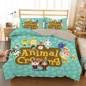 Animal Crossing Tom Nook #5 Duvet Cover Quilt Cover Pillowcase Bedding Set Bed Linen Home Decor