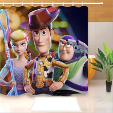 Load image into Gallery viewer, Toy Story Buzz Lightyear Woody Forky #6 Shower Curtain Waterproof Bath Curtains Bathroom Decor With Hooks