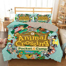 Load image into Gallery viewer, Animal Crossing Tom Nook #8 Duvet Cover Quilt Cover Pillowcase Bedding Set Bed Linen Home Decor