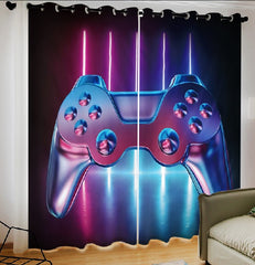 PS4 Xbox Playstation  Blackout Curtains For Window Treatment Set For Living Room Bedroom