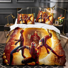 2024 NEW 2021 Spider-Man No Way Home Bedding Set Duvet Cover Quilt Bed Sets