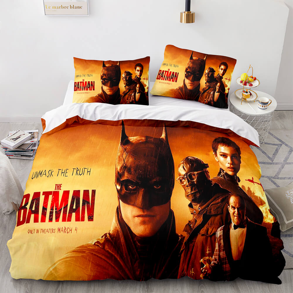 2024 NEW The Batman Bedding Set Quilt Duvet Cover Bedding Sets