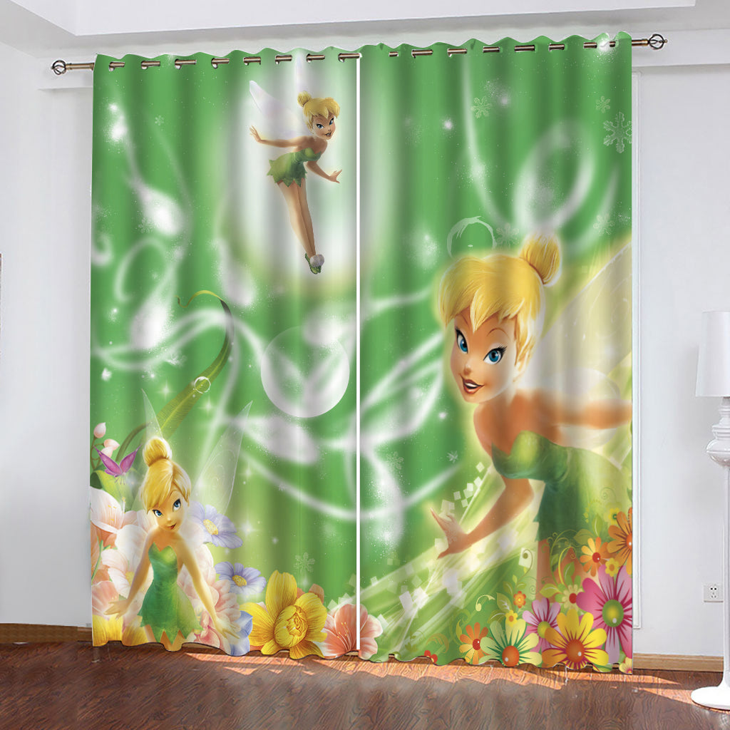 Tinkerbell Blackout Curtain for Living Room Bedroom Window Treatment