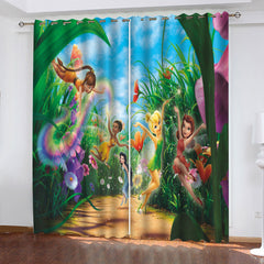 Tinkerbell Blackout Curtain for Living Room Bedroom Window Treatment