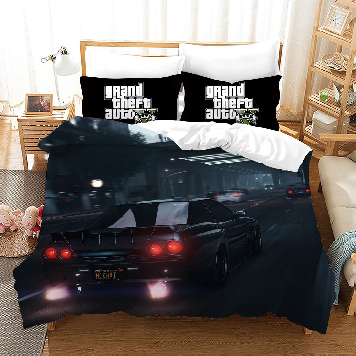 Grand Theft Auto #21 Duvet Cover Quilt Cover Pillowcase Bedding Set Bed Linen Home Decor