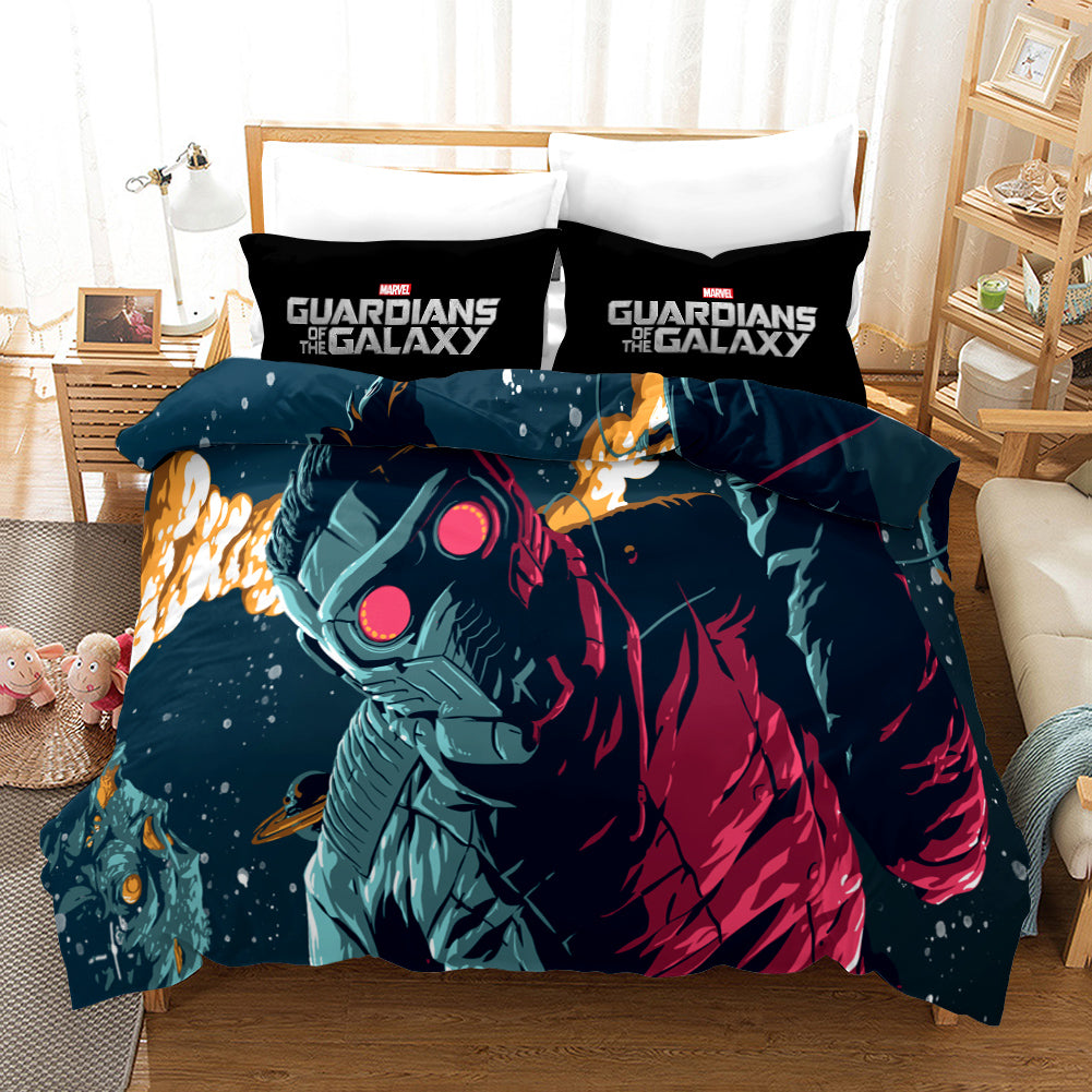 Guardians of the Galaxy Star Lord Peter Quill #31 Duvet Cover Quilt Cover Pillowcase Bedding Set Bed Linen