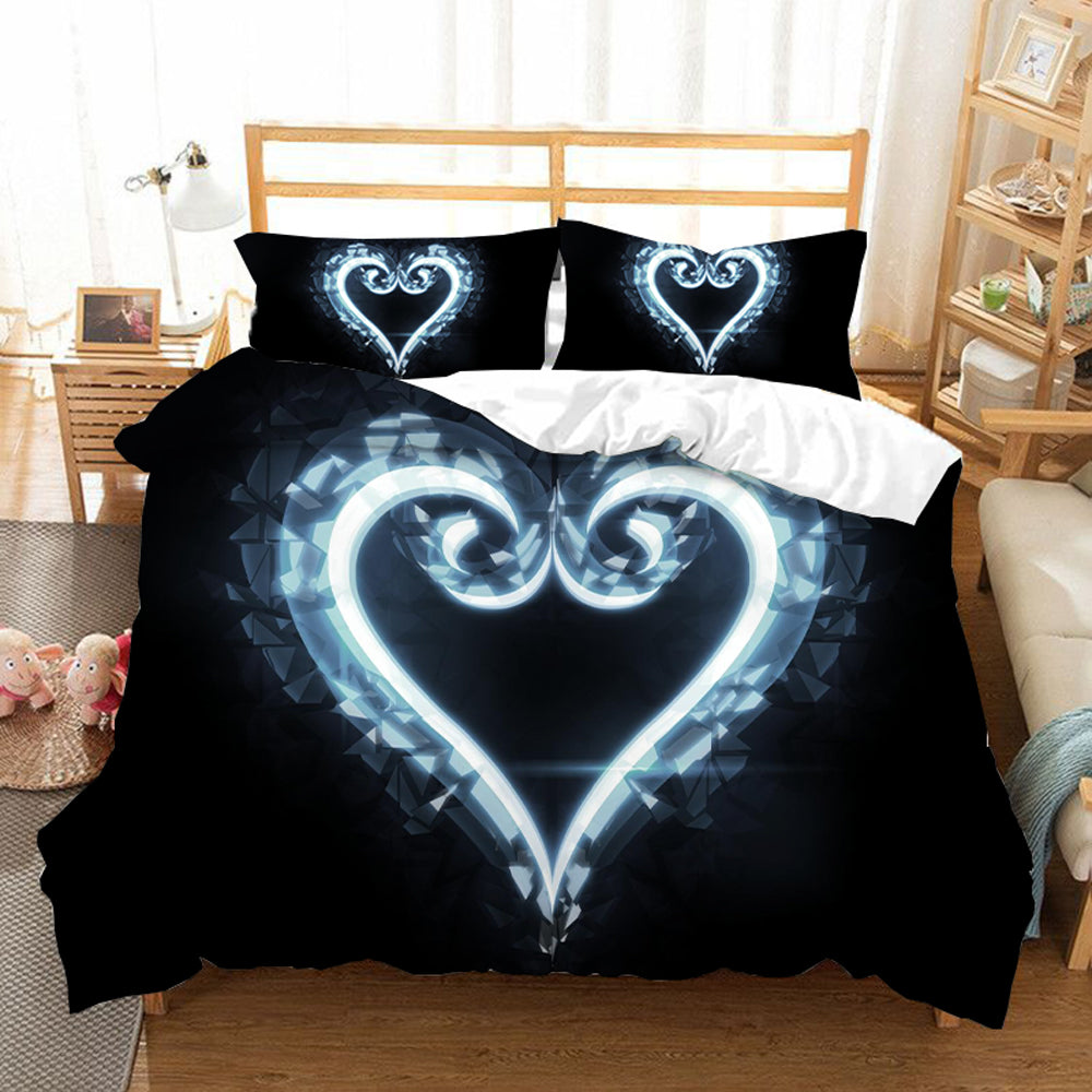 Kingdom Hearts #23 Duvet Cover Quilt Cover Pillowcase Bedding Set Bed Linen Home Bedroom Decor