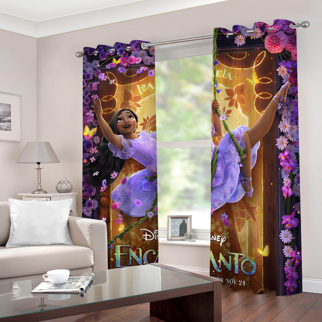 2025 NEW 2 Panels Encanto Curtains Blackout Window Drapes for Room Decoration