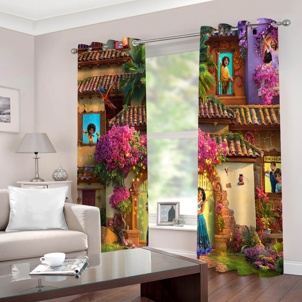 2025 NEW 2 Panels Encanto Curtains Blackout Window Drapes for Room Decoration