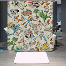 Load image into Gallery viewer, Toy Story Buzz Lightyear Woody Forky #19 Shower Curtain Waterproof Bath Curtains Bathroom Decor With Hooks