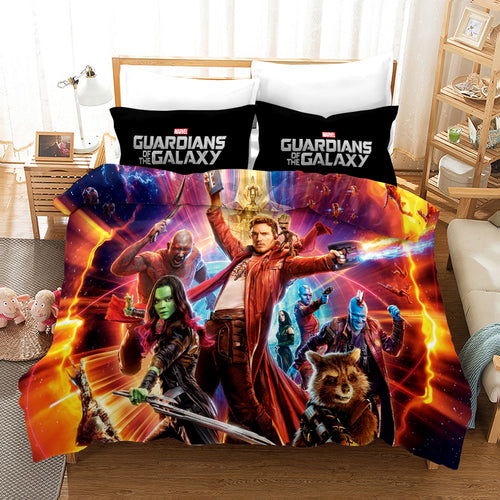 Guardians of the Galaxy Star Lord Peter Quill #34 Duvet Cover Quilt Cover Pillowcase Bedding Set Bed Linen