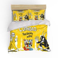 Cuphead #1 Duvet Cover Quilt Cover Pillowcase Bedding Set Bed Linen Home Decor