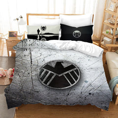 Marvel's Agents of S.H.I.E.L.D. #3 Duvet Cover Quilt Cover Pillowcase Bedding Set Bed Linen Home Bedroom Decor