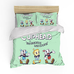 Cuphead #6 Duvet Cover Quilt Cover Pillowcase Bedding Set Bed Linen Home Decor