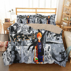 Haikyuu!! Hinata Shoyo #2 Duvet Cover Quilt Cover Pillowcase Bedding Set Bed Linen Home Bedroom Decor