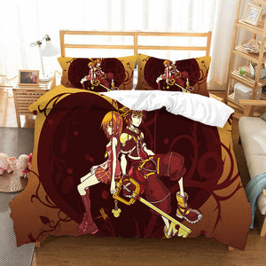 Kingdom Hearts #4 Duvet Cover Quilt Cover Pillowcase Bedding Set Bed Linen Home Bedroom Decor