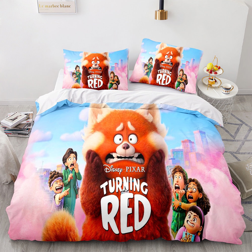 Turning Red #3 Duvet Cover Quilt Cover Pillowcase Bedding Set Bed Linen Home Decor